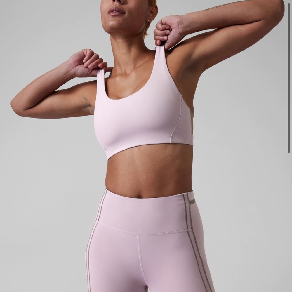 Athleta Light Pink Sports Bra